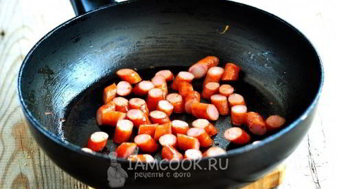 гороховый суп с охотничьими колбасками