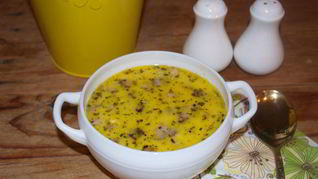 Гороховый суп с сыром