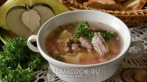 гороховый суп с тушенкой