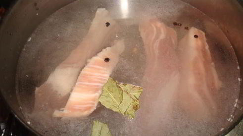 гороховый суп с зеленой фасолью