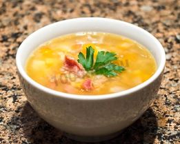 Густой гороховый суп с мясом