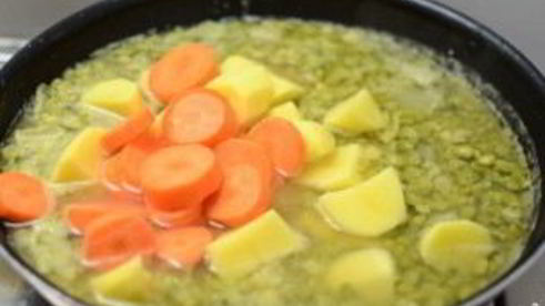 густой гороховый суп