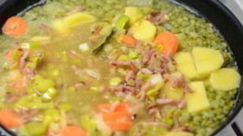 густой гороховый суп