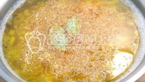 постный гороховый суп