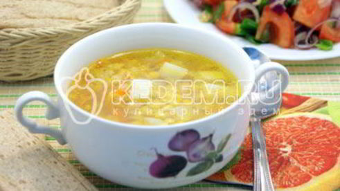 постный гороховый суп