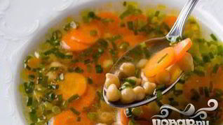 Суп из турецкого гороха
