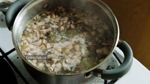 грибной суп со сливками