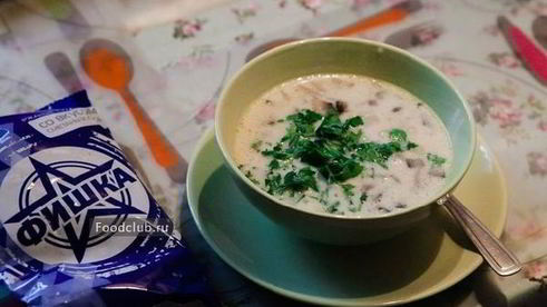 грибной суп со сливками