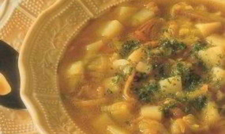 Рецепт картофельного супа с луком и морковью