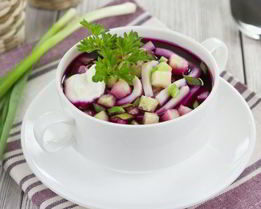 Холодник из свеклы