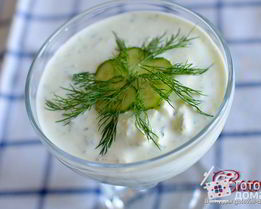 Холодный огуречный суп
