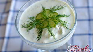 Холодный огуречный суп
