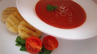 Холодный томатный суп