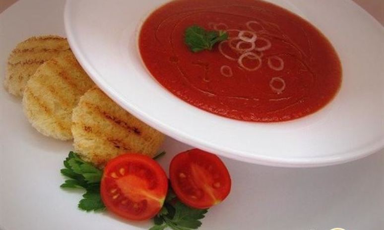Рецепт холодного томатного супа