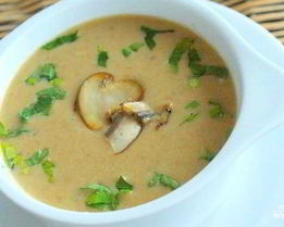 Крем-суп из шампиньонов с картошкой