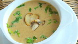 Крем-суп из шампиньонов с картошкой