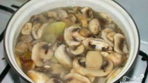 крем-суп из шампиньонов с картошкой