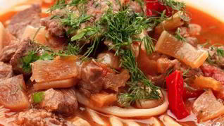 Лагман из свинины