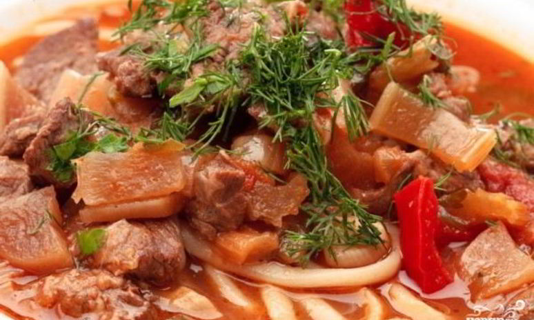 Рецепт лагмана из свинины