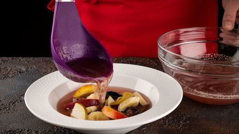 десертная окрошка с нектаринами