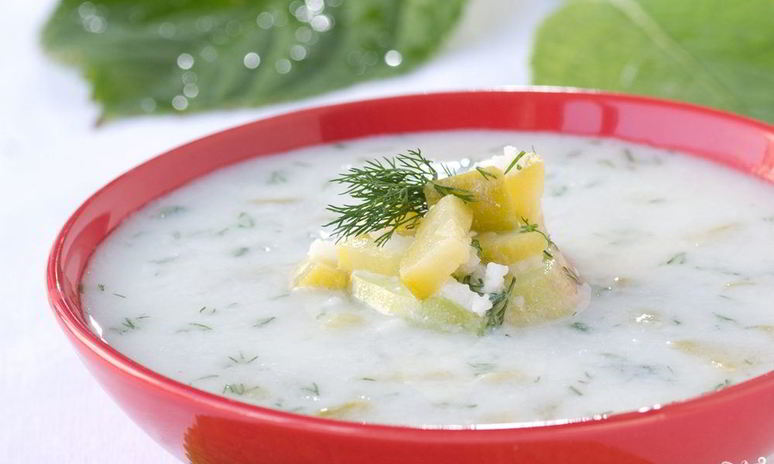 Рецепт диетической окрошки