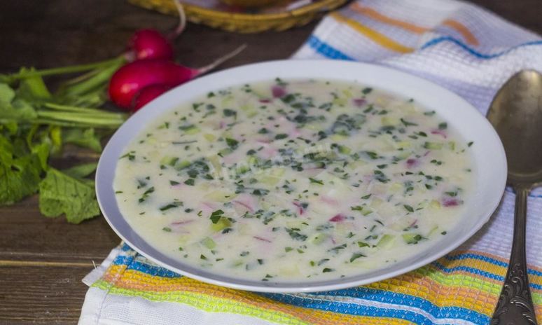 Рецепт классической окрошки на квасе