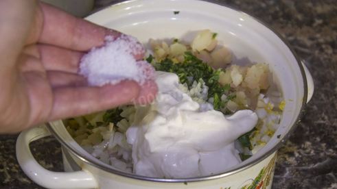 классическая окрошка на квасе