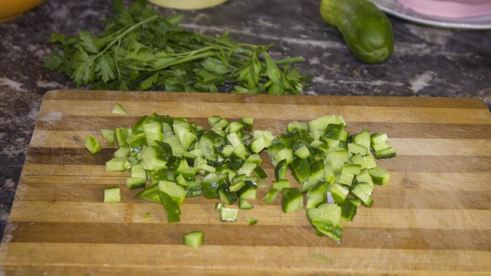 классическая окрошка на квасе