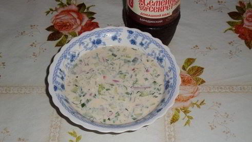 окрошка деревенская