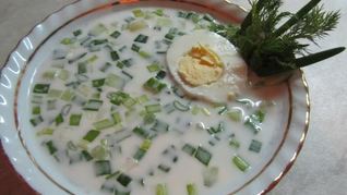 Окрошка из басни Лисица и Журавль