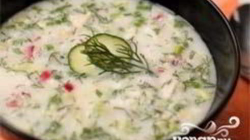 окрошка на айране