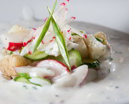 Окрошка на кефире