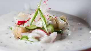 Окрошка на кефире