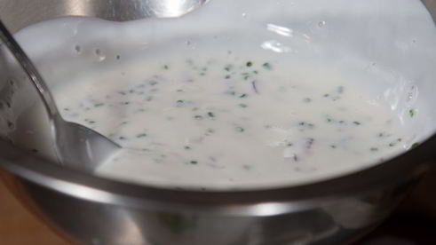 окрошка на кефире