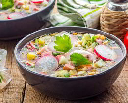 Окрошка на квасе классическая