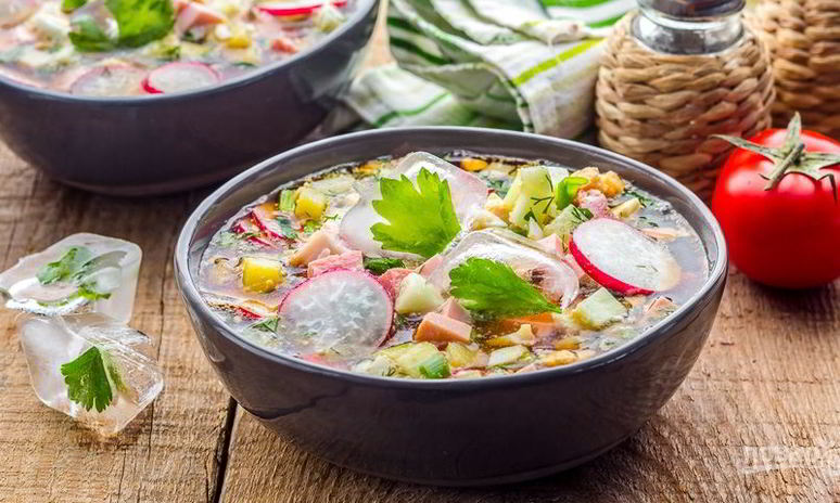 Рецепт окрошки на квасе классическая