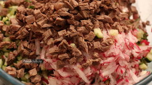 окрошка на квасе