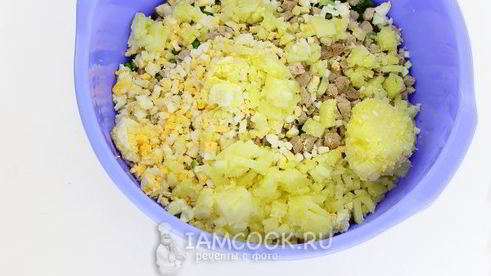 окрошка на майонезе