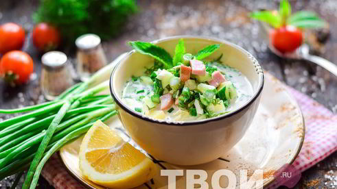 окрошка на минералке