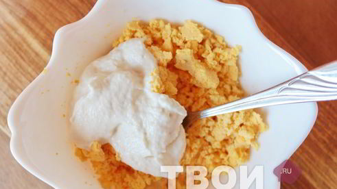 окрошка на сметане