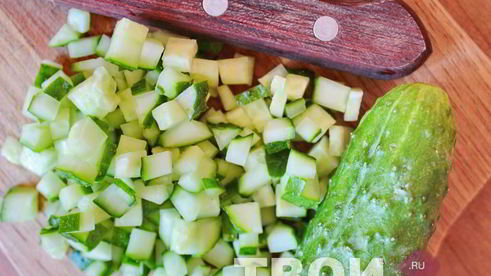 окрошка на сметане