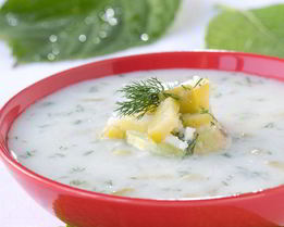 Окрошка на закваске