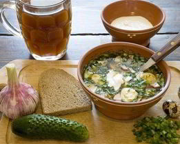 Окрошка овощная