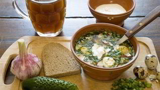 Окрошка овощная