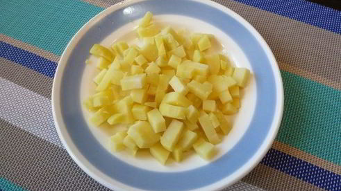 окрошка по-польски с сыром