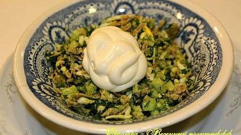 окрошка с мясом