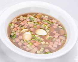 Окрошка с редькой