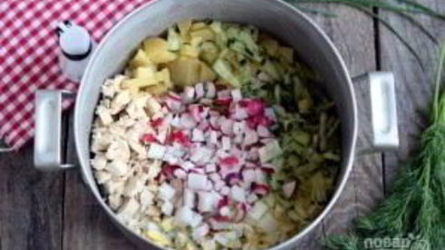 русская окрошка