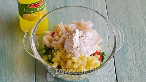 средиземноморская окрошка