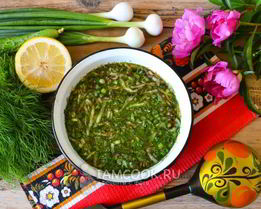 Сыроедческая окрошка